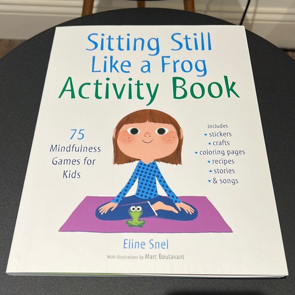 BOGO🌼Higher Price Prevails…Sitting Still Like a Frog Activity Book…Elaine Snel - Picture 1 of 2